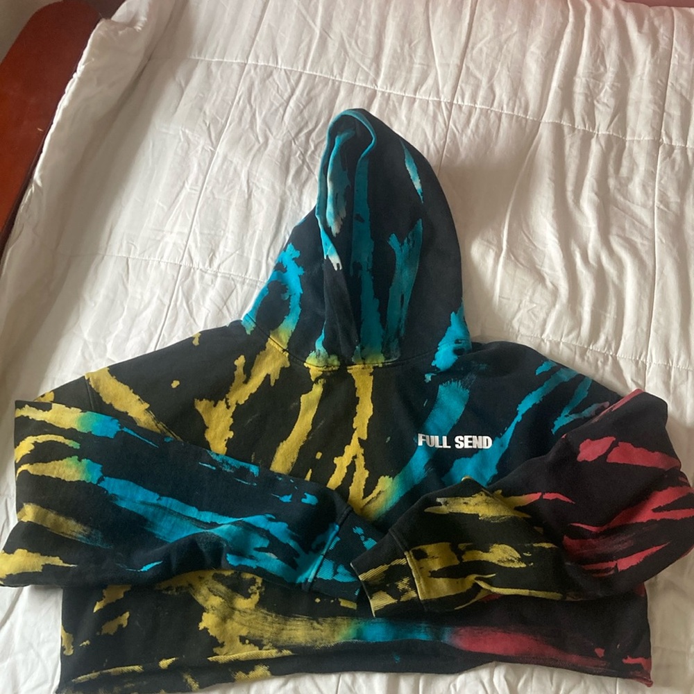 Full Send cropped hoodie XL new with tags